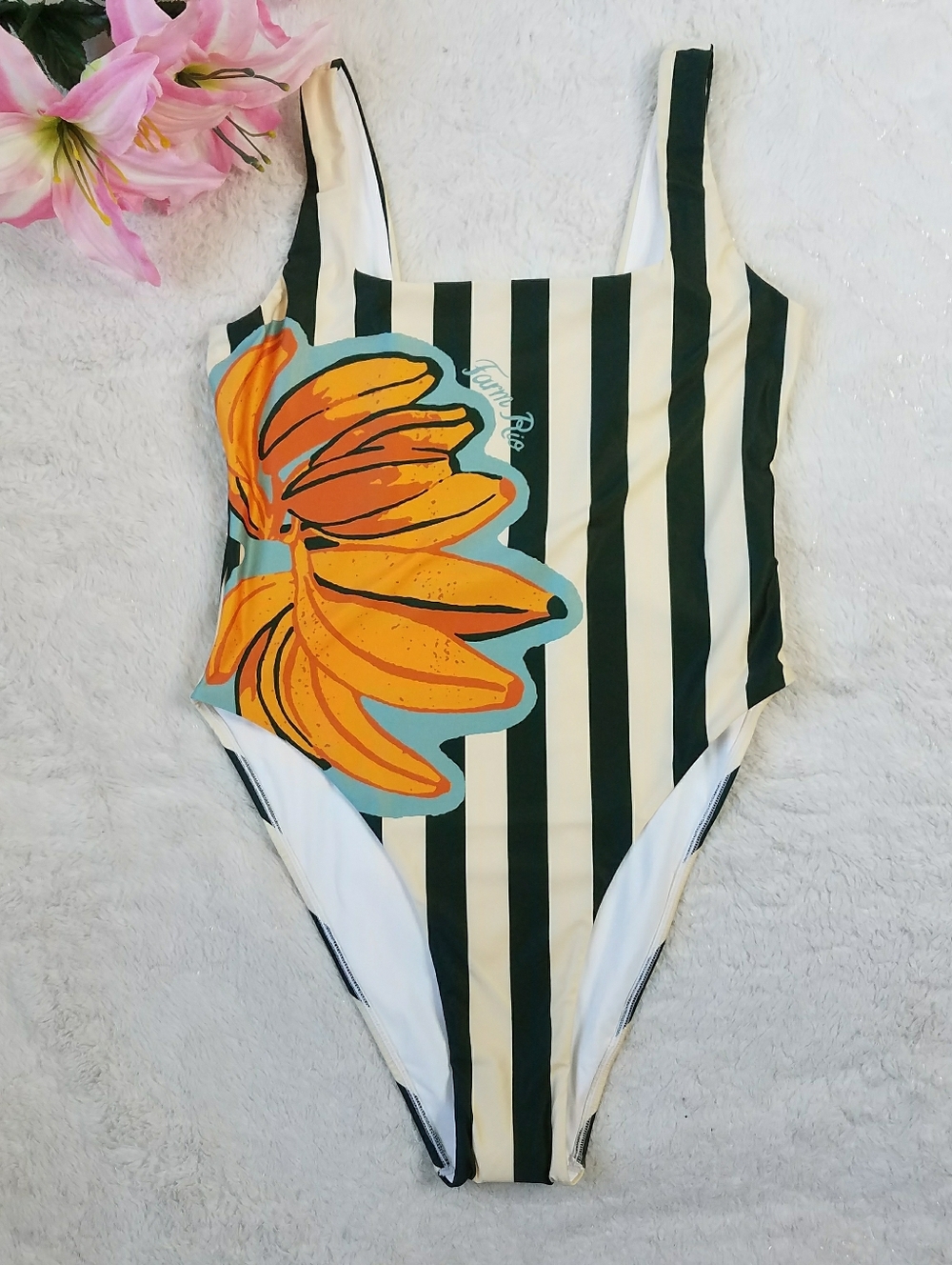 Farm Rio x Anthropologie Pop One-Piece Swimsuit - Picture 7 of 11